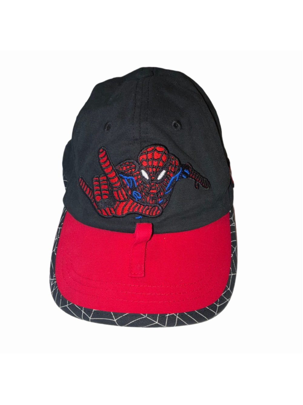 Boys Universal Marvel Spider-Man Baseball Cap Hat Black Red